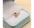 Aros Oro 18K Circón Rectangular