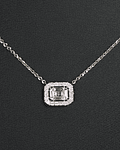 Collar de Diamantes 45 Puntos Oro Blanco 18K