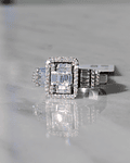 Exclusivo Gran Maxi Diamantes Baguette Oro Blanco 18K