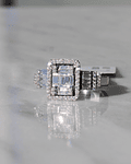 Exclusivo Gran Maxi Diamantes Baguette Oro Blanco 18K
