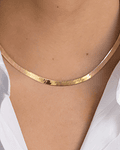 Exclusivos Collar Cinta Serpiente Oro Amarillo 18K