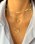 Collar de Perlas Cultivadas Oro Blanco 18K