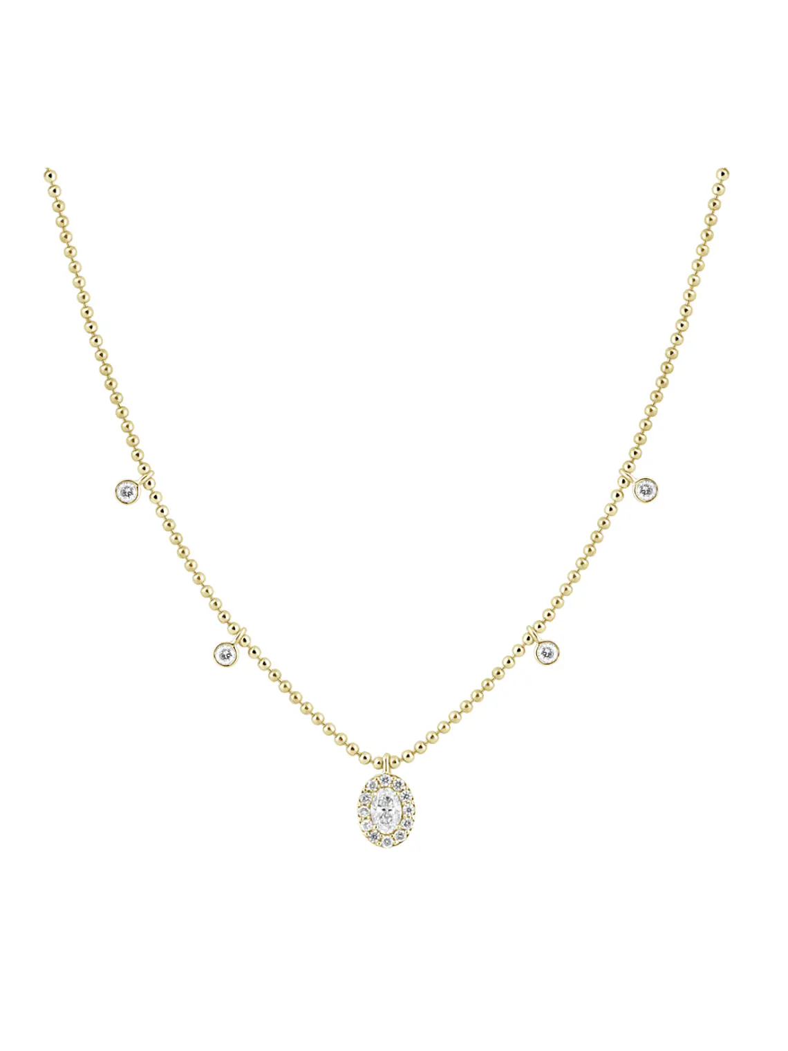 Exclusivo Collar Diamantes Oro Amarillo 18K 1