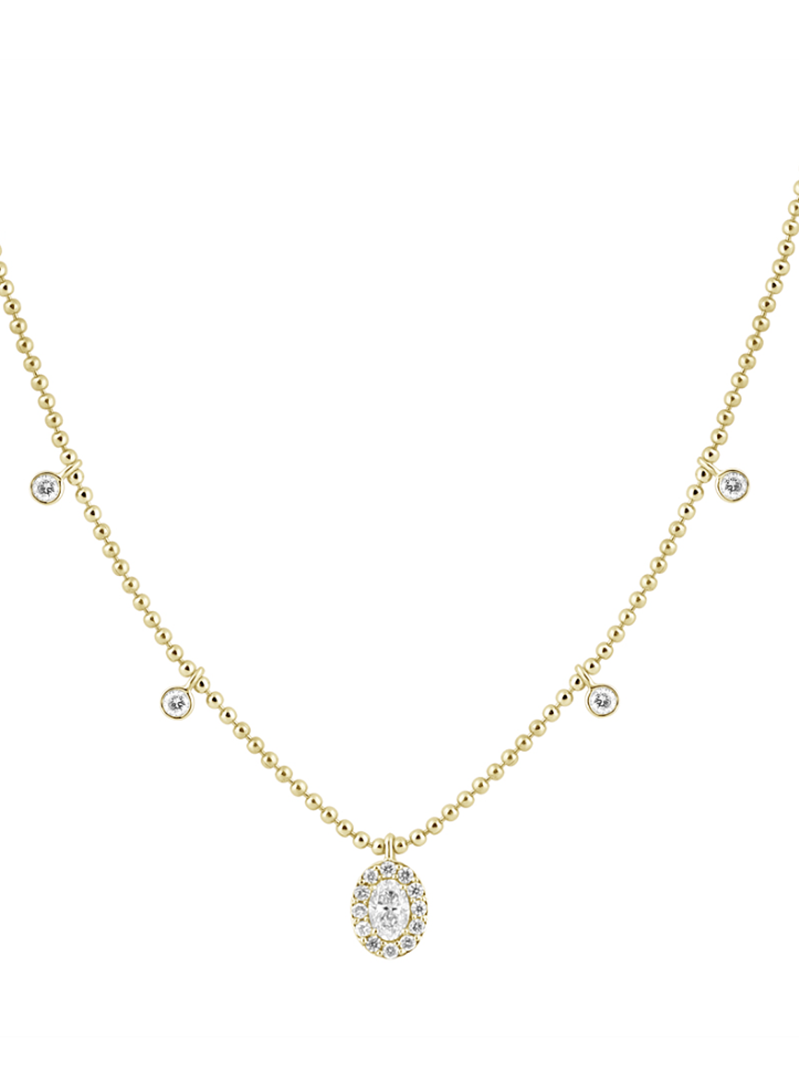 Exclusivo Collar Diamantes Oro Amarillo 18K 1