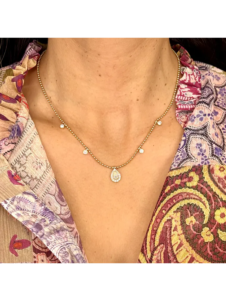 Exclusivo Collar Diamantes Oro Amarillo 18K 3