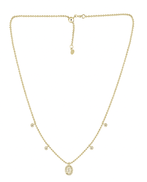 Exclusivo Collar Diamantes Oro Amarillo 18K