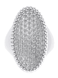 Espectacular Maxi Anillo Diamantes en Oro Blanco 18K - Miniatura 1