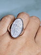 Espectacular Maxi Anillo Diamantes en Oro Blanco 18K - Miniatura 4