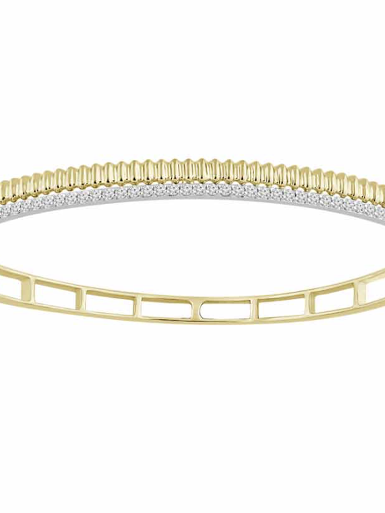 Preciosa Esclava Diamantes en Oro Amarillo 18K 3