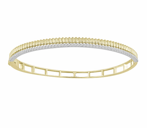 Preciosa Esclava Diamantes en Oro Amarillo 18K