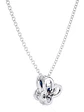 Colgante Mariposa Zafiros Azules y Diamantes en Oro Blanco 18K - Miniatura 3