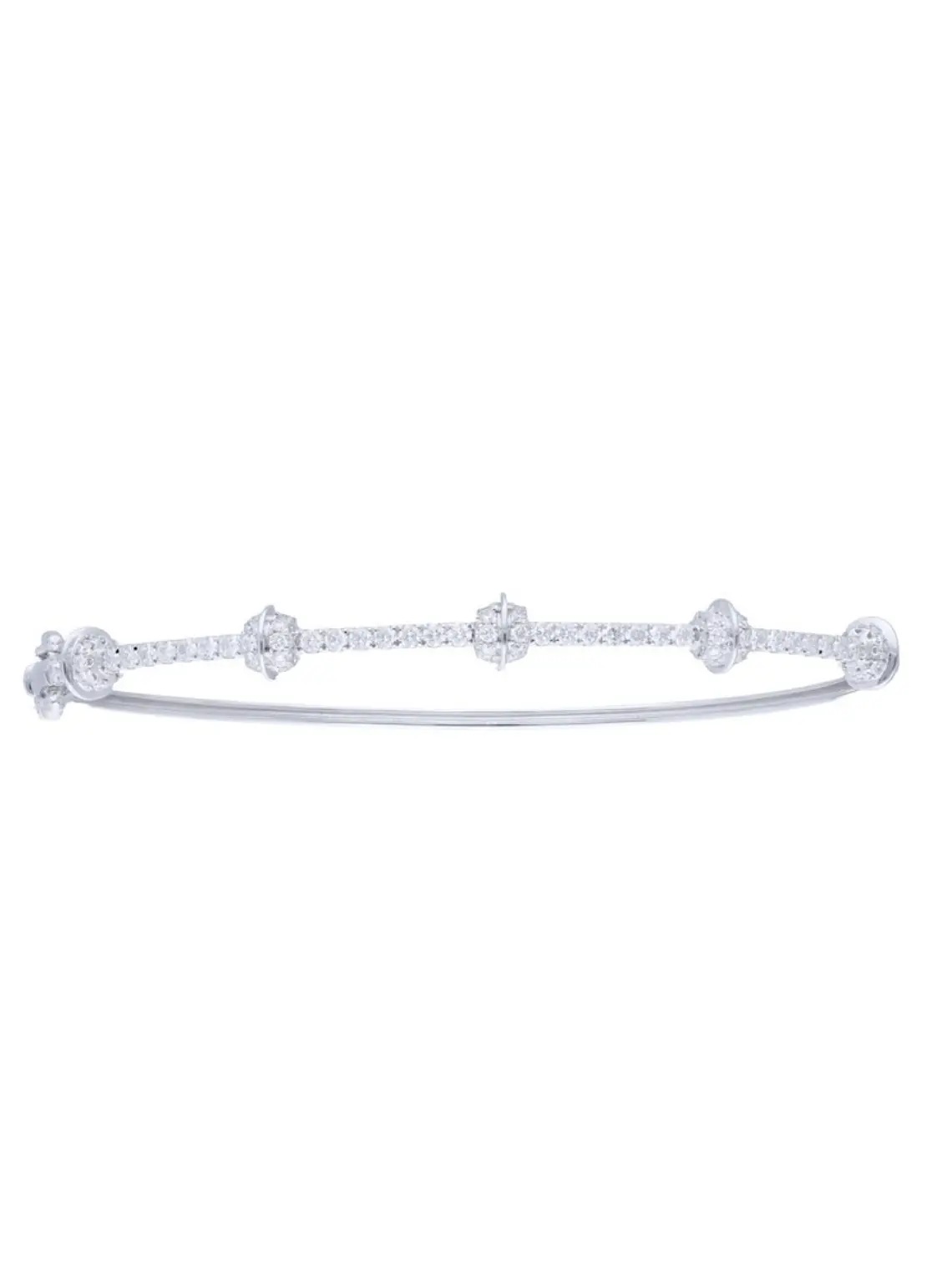 Preciosa Esclava Diamantes en Oro Blanco 18K 1