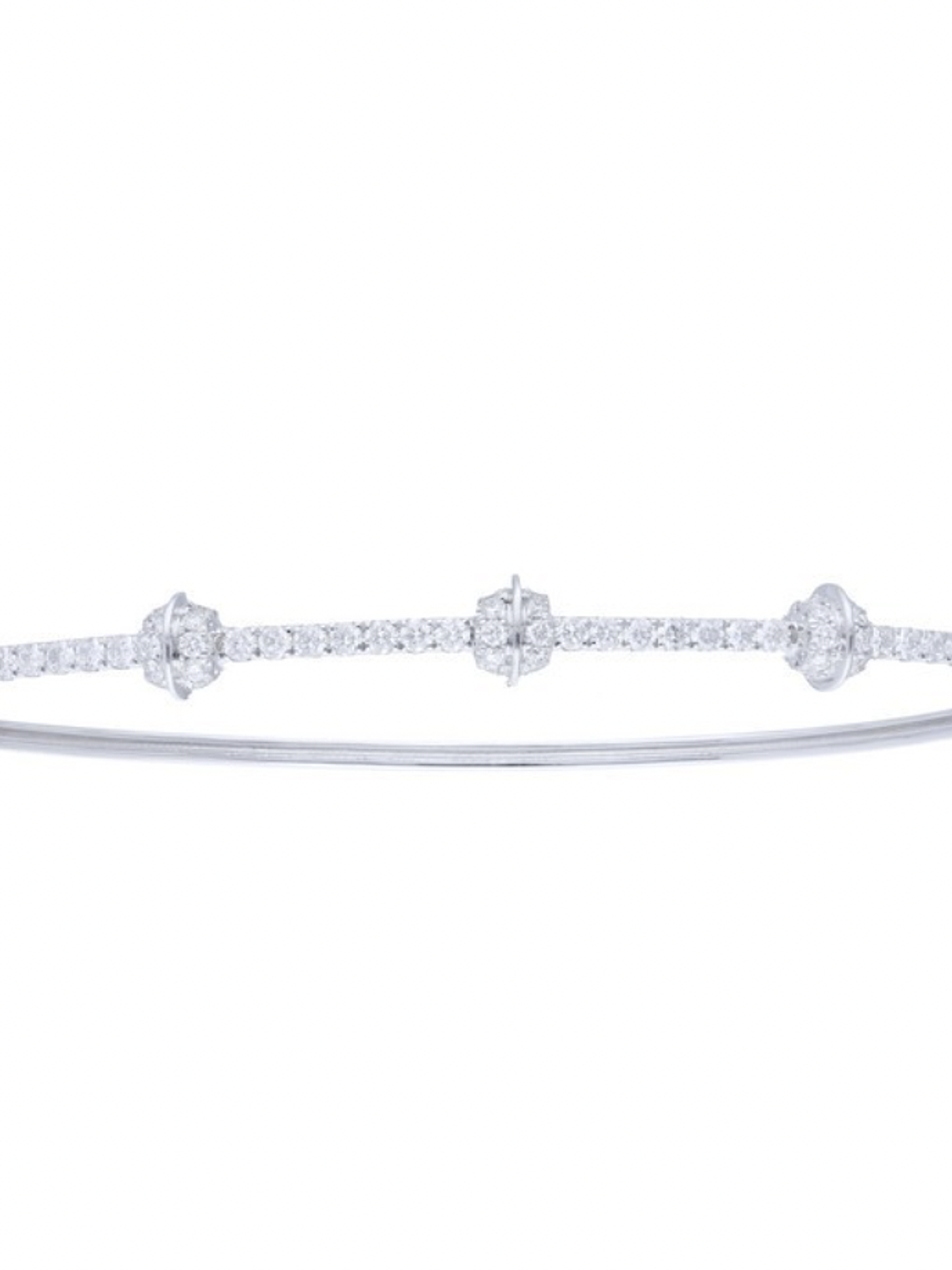 Preciosa Esclava Diamantes en Oro Blanco 18K 1