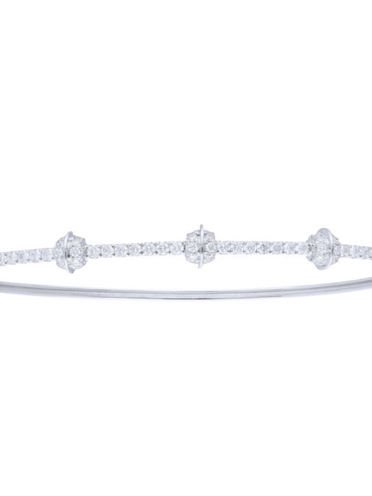 Preciosa Esclava Diamantes en Oro Blanco 18K 2