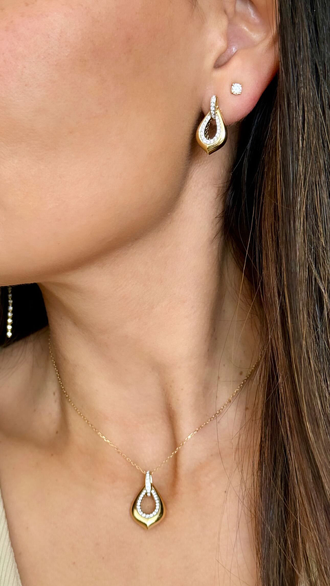 Exclusivo Collar Diamantes Oro Amarillo 18K