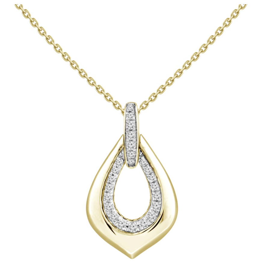 Exclusivo Collar Diamantes Oro Amarillo 18K