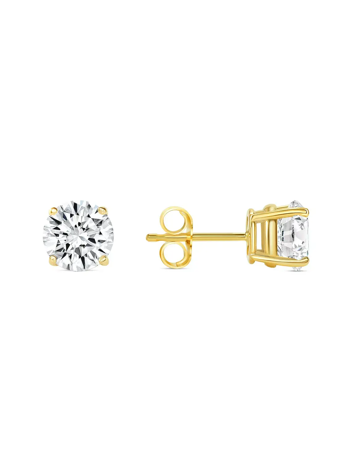 Aros Solitarios 20 puntos en Oro Amarillo 18K 1