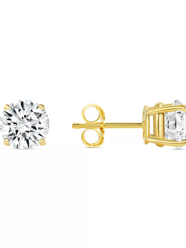 Aros Solitarios 20 puntos en Oro Amarillo 18K 1