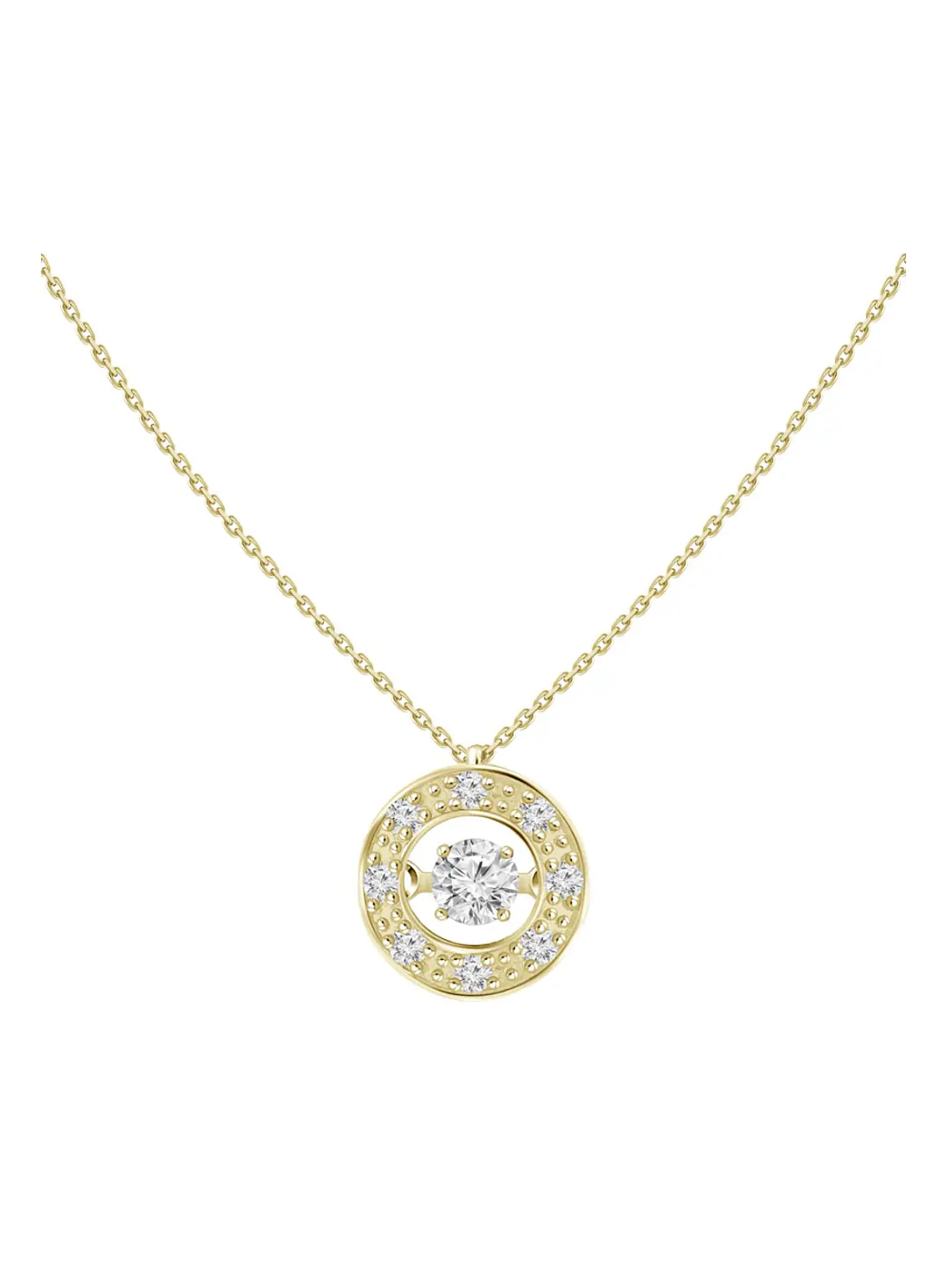Exclusivos Puntos de Luz 2.0 Dancing Diamond Diamantes con Movimiento Autónomo Oro Amarillo 18K 1