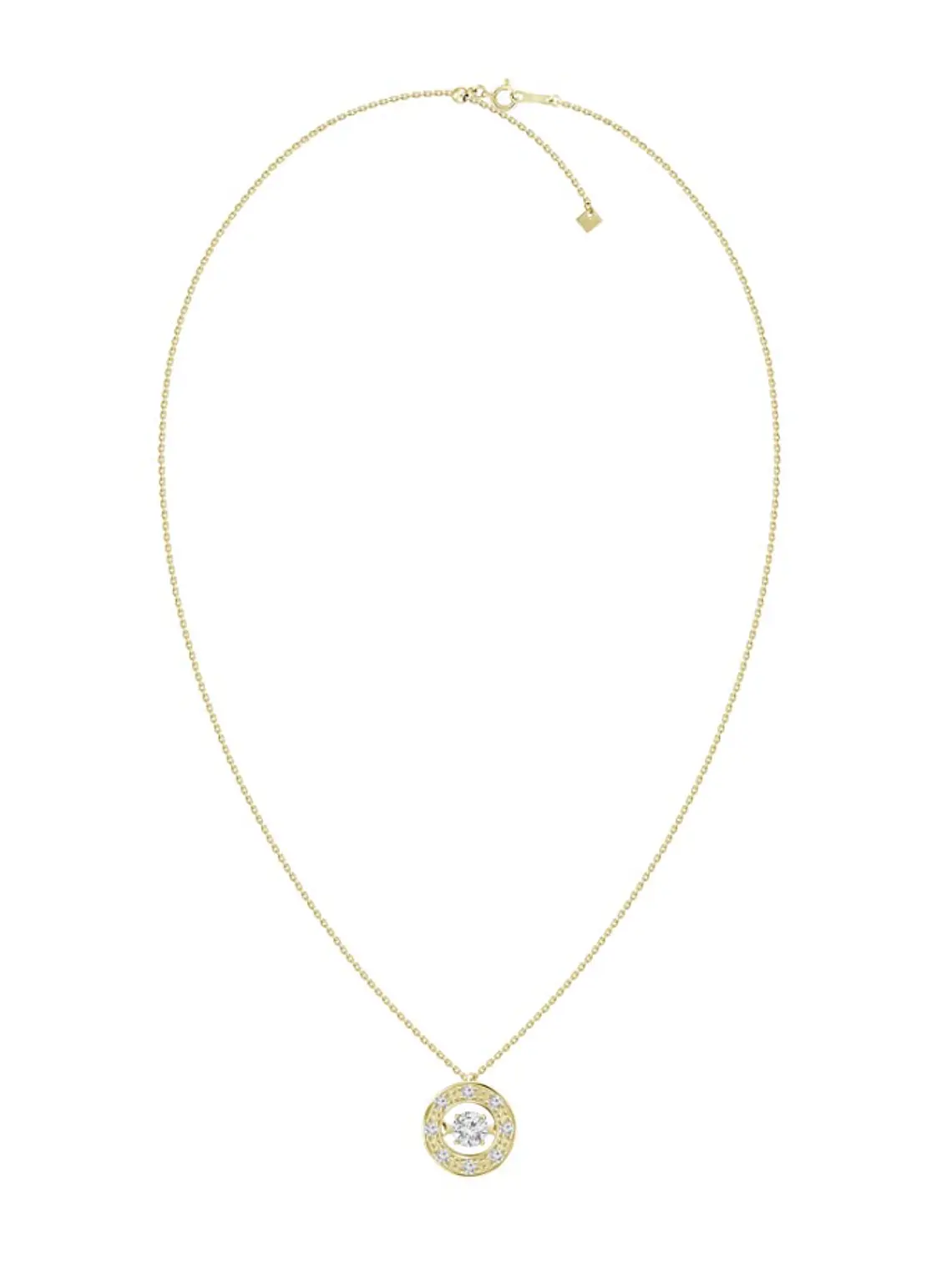 Exclusivos Puntos de Luz 2.0 Dancing Diamond Diamantes con Movimiento Autónomo Oro Amarillo 18K 2