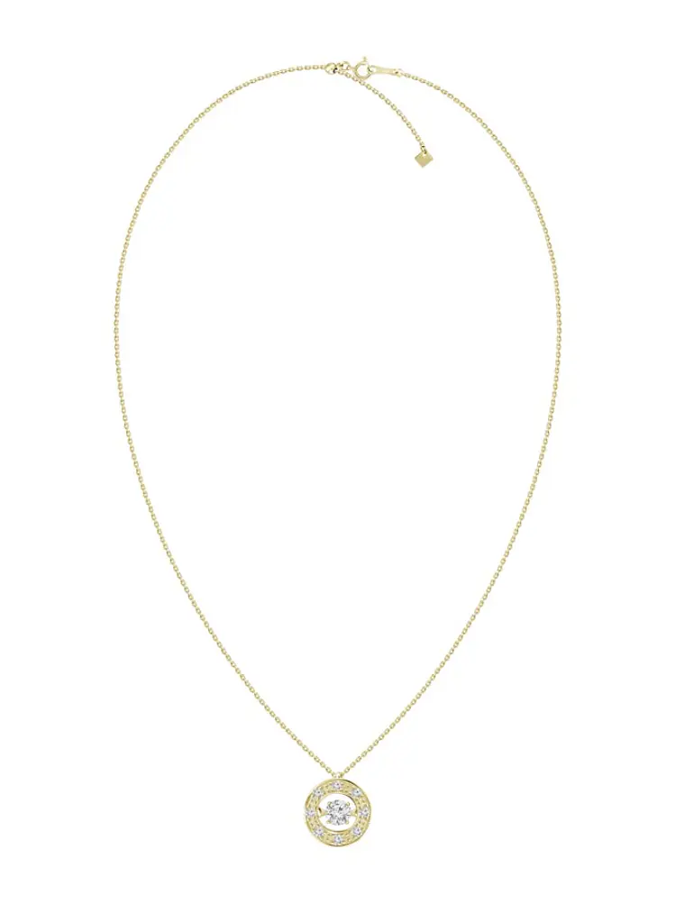 Exclusivos Puntos de Luz 2.0 Dancing Diamond Diamantes con Movimiento Autónomo Oro Amarillo 18K 2