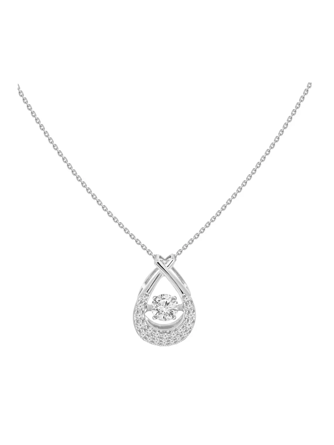 Exclusivo Puntos de Luz 2.0 Dancing Diamond Diamantes con Movimiento Autónomo Oro Blanco 18K 1