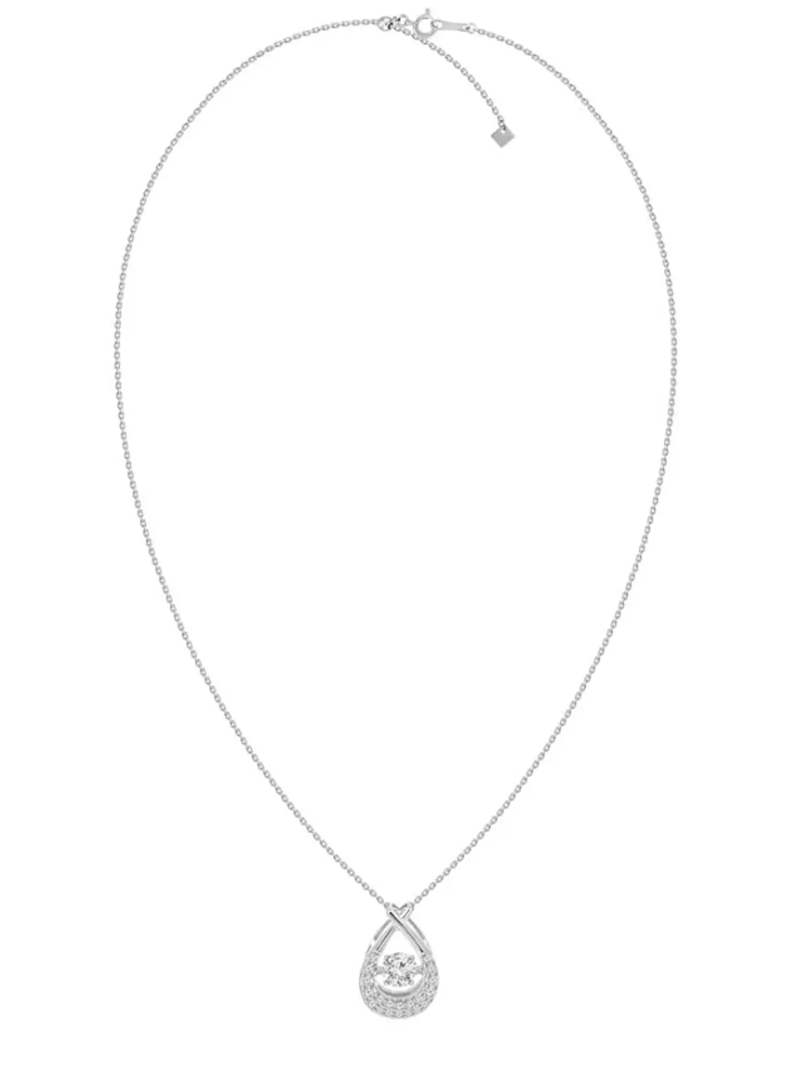 Exclusivo Puntos de Luz 2.0 Dancing Diamond Diamantes con Movimiento Autónomo Oro Blanco 18K 2