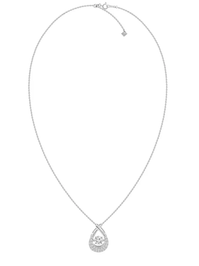 Exclusivo Puntos de Luz 2.0 Dancing Diamond Diamantes con Movimiento Autónomo Oro Blanco 18K 2