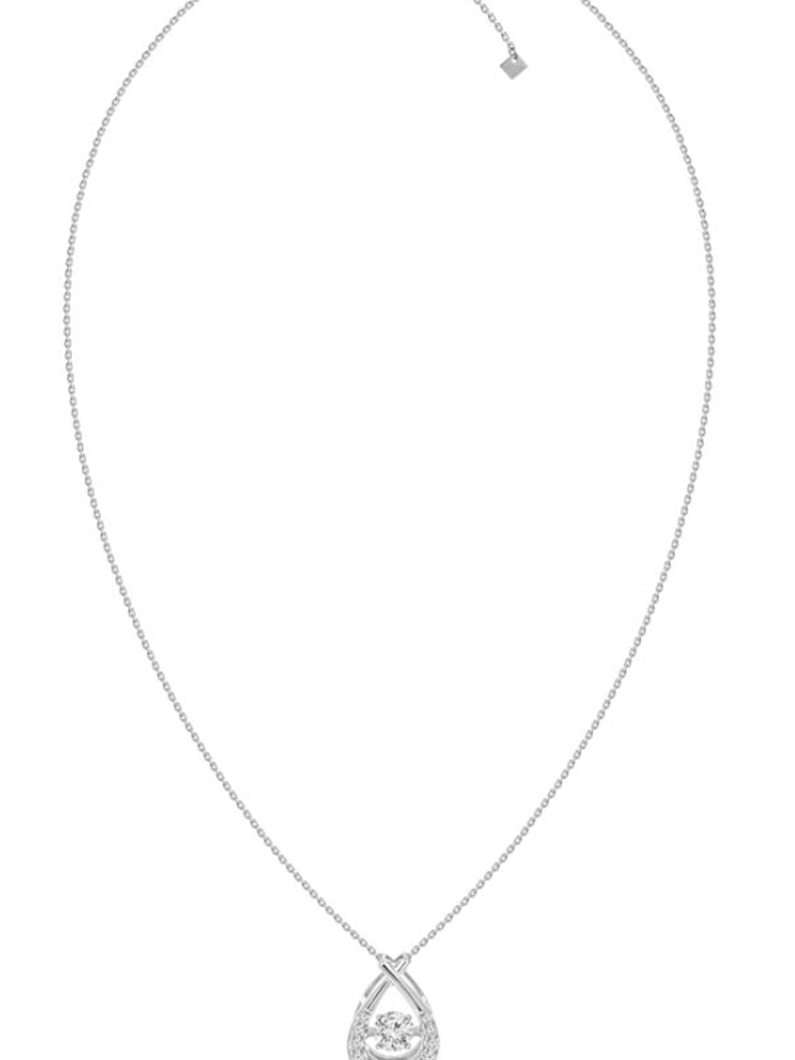 Exclusivo Puntos de Luz 2.0 Dancing Diamond Diamantes con Movimiento Autónomo Oro Blanco 18K 2