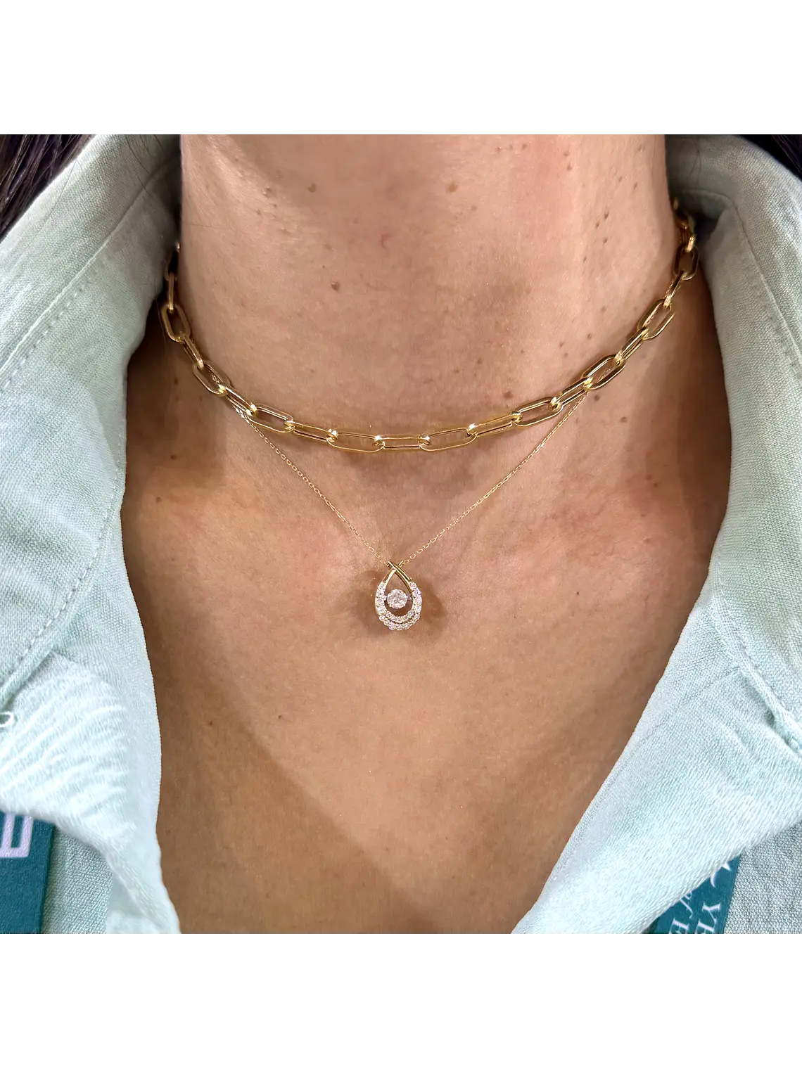 Exclusivo Puntos de Luz 2.0 Dancing Diamond Diamantes con Movimiento Autónomo Oro Blanco 18K 4