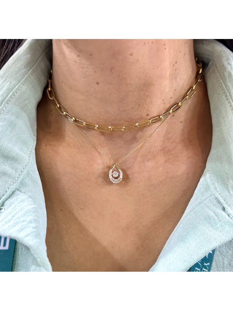 Exclusivo Puntos de Luz 2.0 Dancing Diamond Diamantes con Movimiento Autónomo Oro Blanco 18K 4