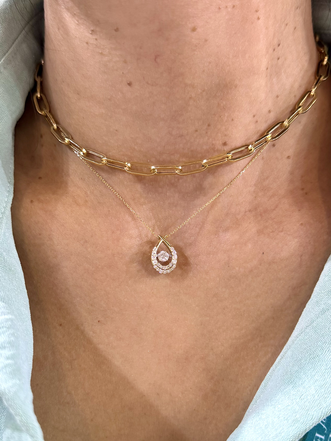 Exclusivo Puntos de Luz 2.0 Dancing Diamond Diamantes con Movimiento Autónomo Oro Blanco 18K 4