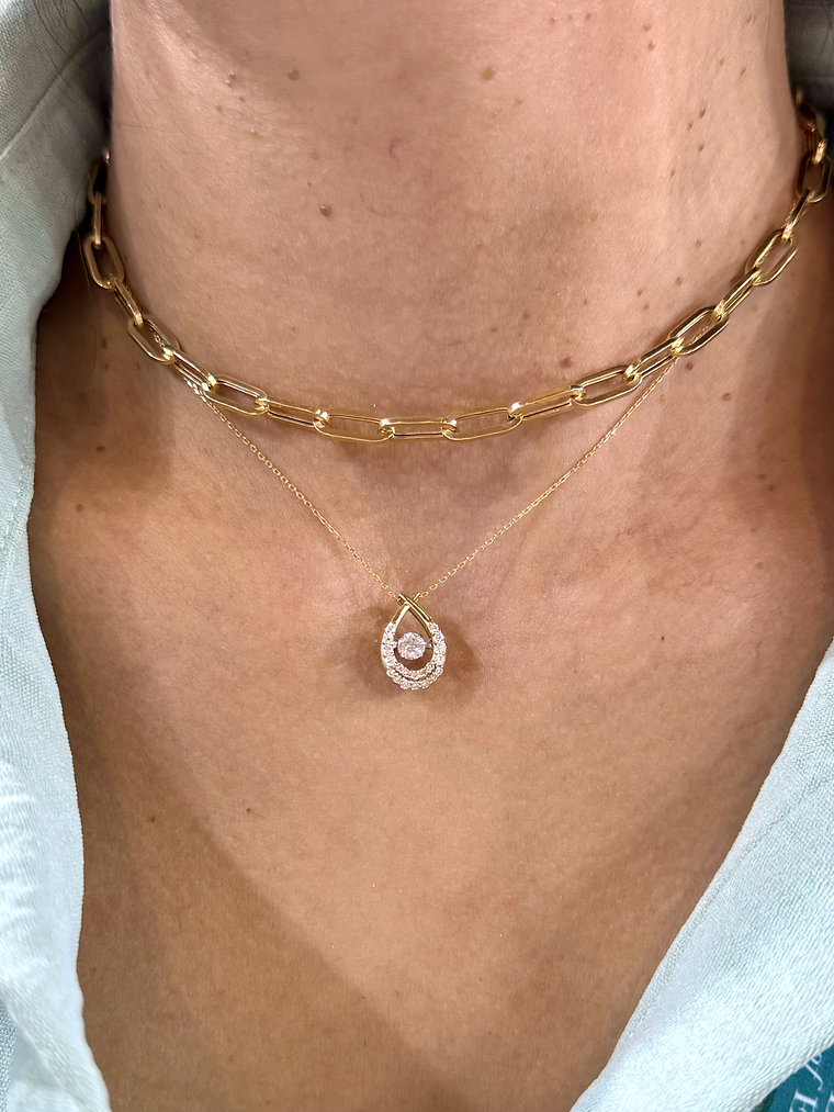 Exclusivo Puntos de Luz 2.0 Dancing Diamond Diamantes con Movimiento Autónomo Oro Blanco 18K 4