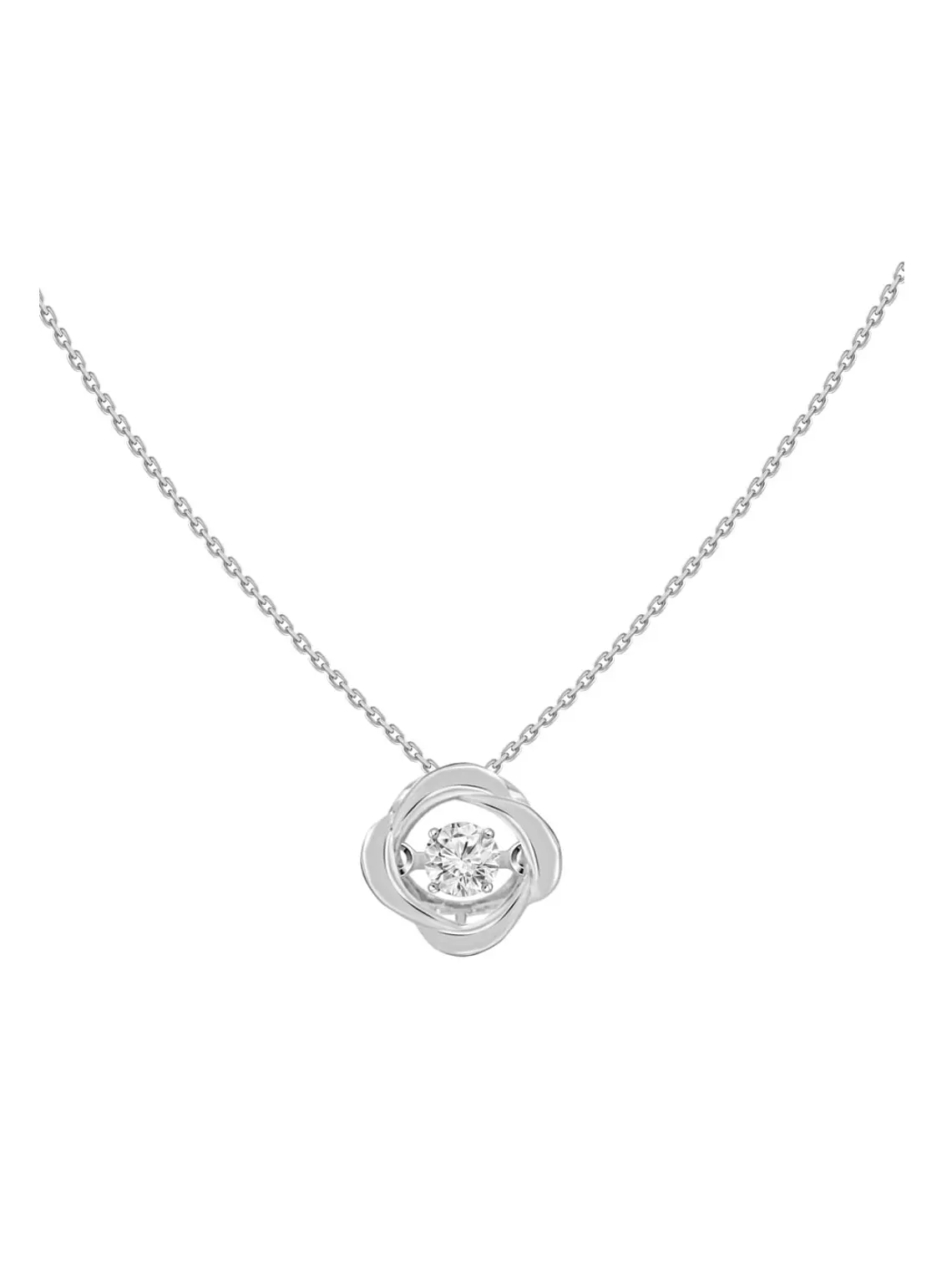 Exclusivos Puntos de Luz 2.0 Dancing Diamond Oro Blanco 18K 1