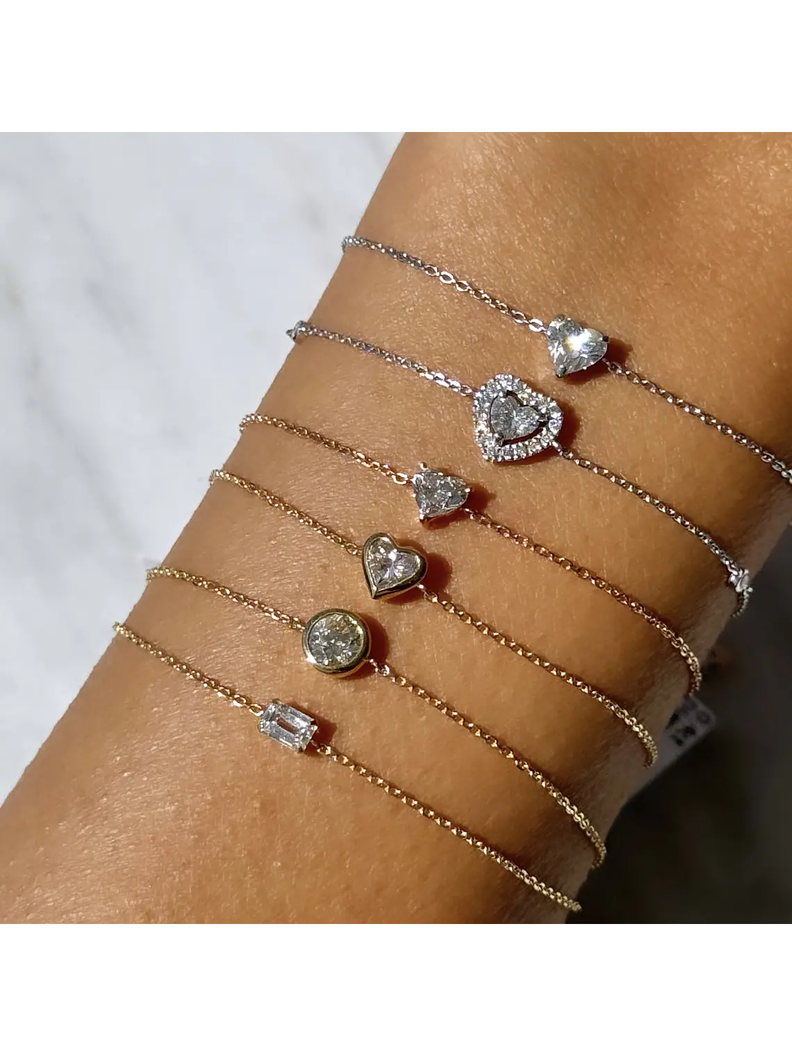 Exclusiva Pulsera Gran Diamante en Bisel en Oro Amarillo 18K 2