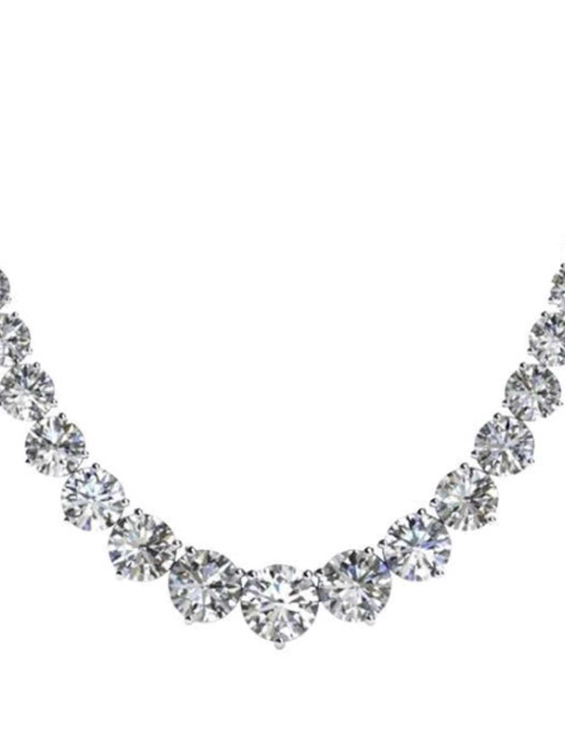 Exclusivo Collar de Lujo de Diamantes 5.05 Ct en Oro Blanco 18K 1