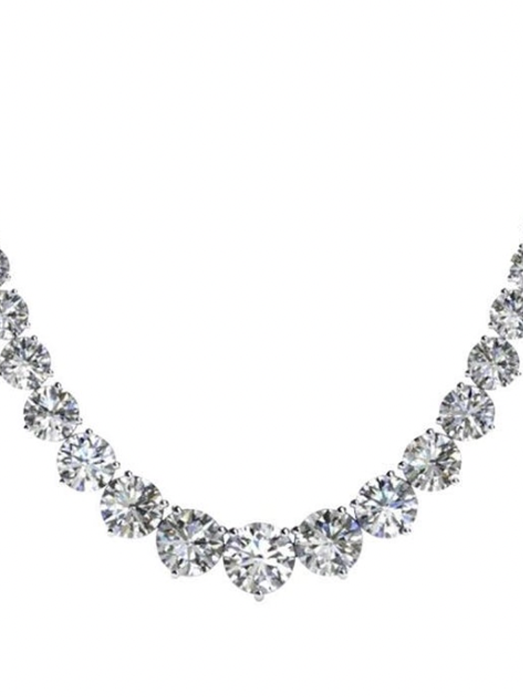 Exclusivo Collar de Lujo de Diamantes 5.05 Ct en Oro Blanco 18K 1