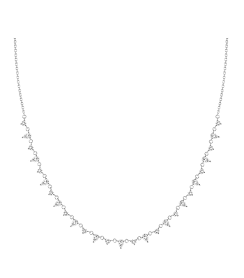 Exclusivo Collar Diamantes Oro Blanco 18K