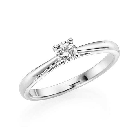 Anillo Solitario Diamante 30 puntos en Platino Certificado GIA