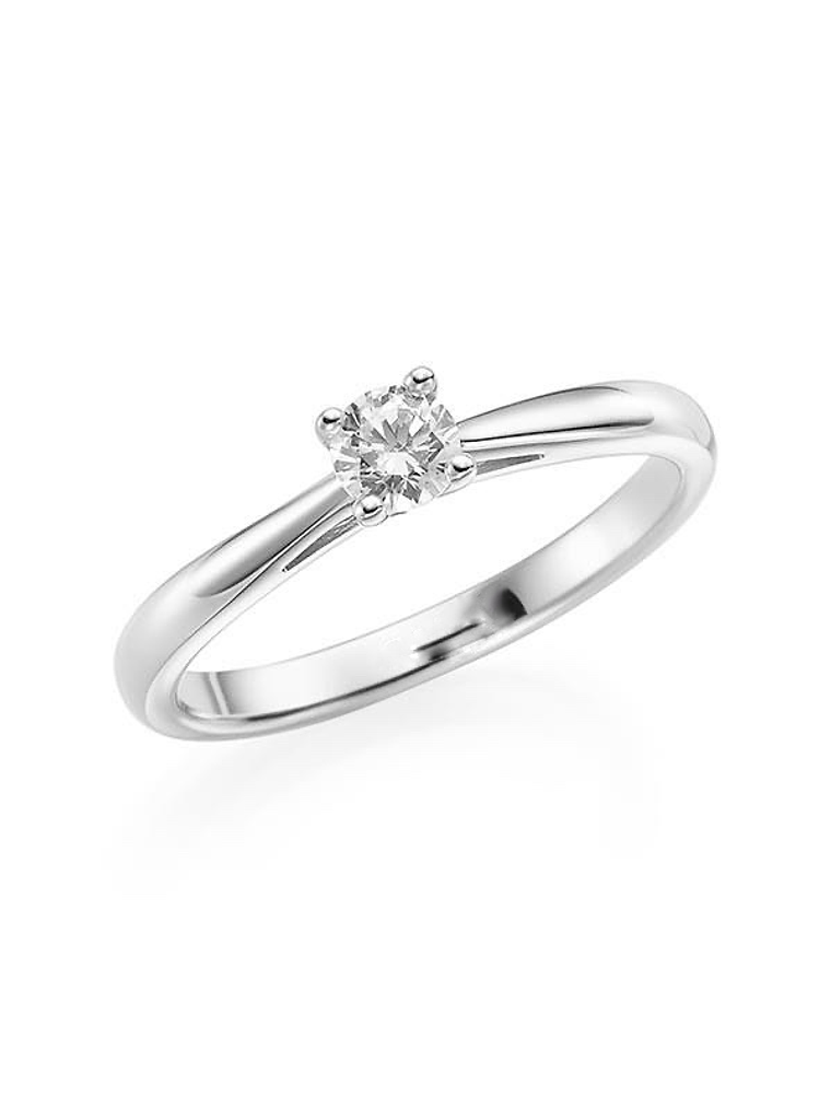 Anillo Solitario Diamante 30 puntos en Platino Certificado GIA 1