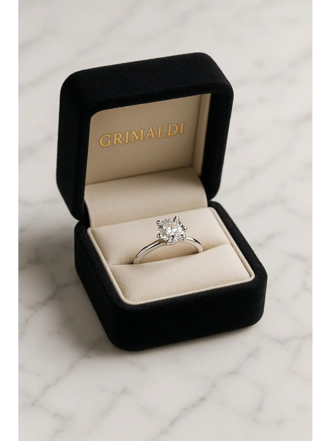 Anillo Solitario de Gran Diamante de 1.01 Ct GIA en Platino 3