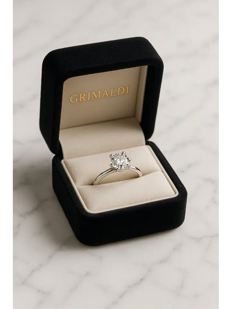 Anillo Solitario de Gran Diamante de 1.01 Ct GIA en Platino 3