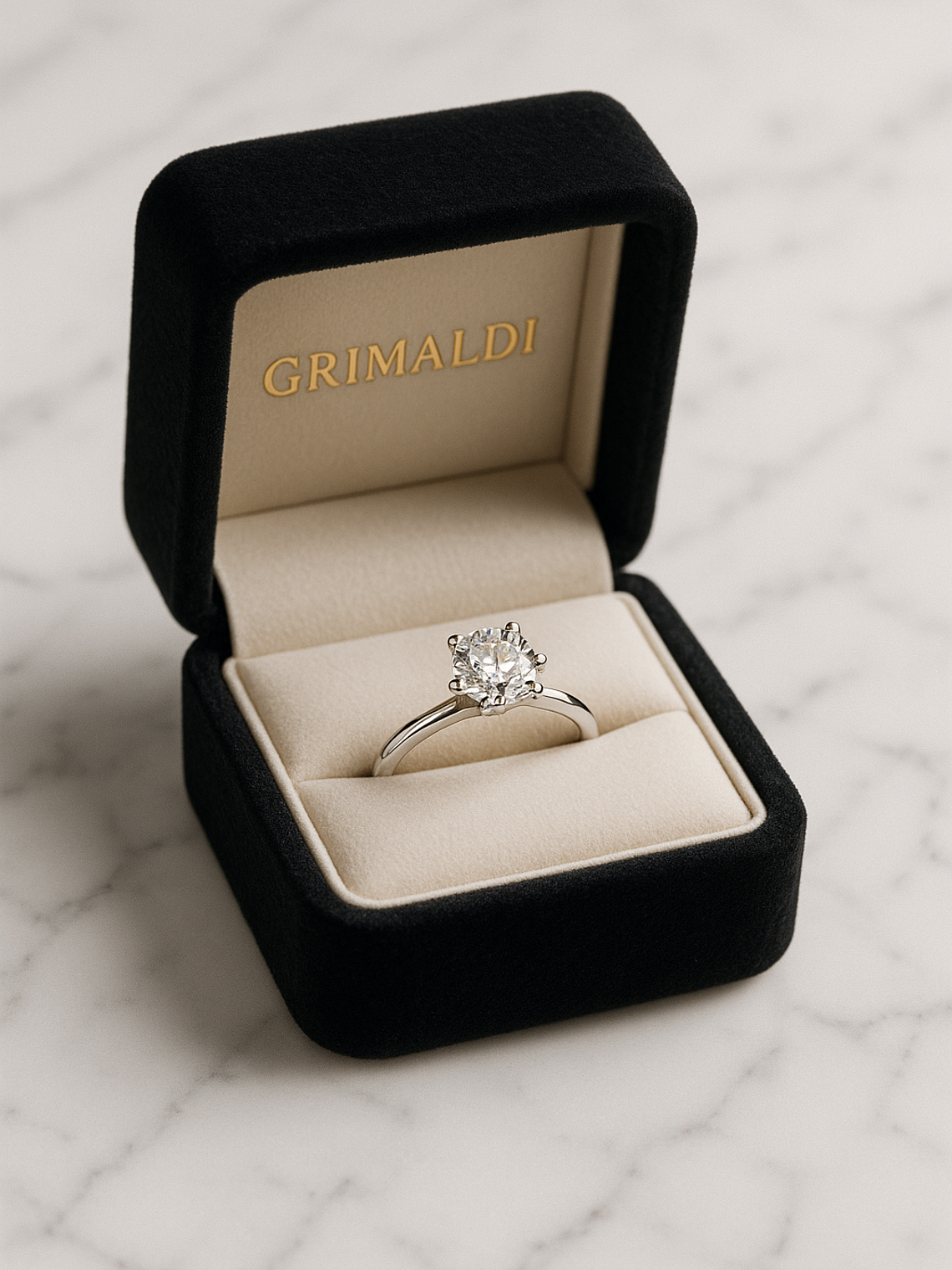 Anillo Solitario de Gran Diamante de 1.01 Ct GIA en Platino 3