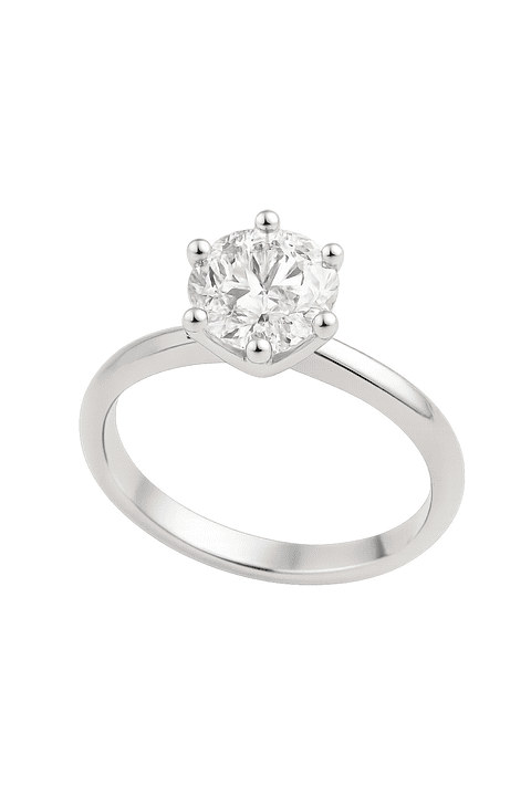 Anillo Solitario de Gran Diamante de 1.01 Ct GIA en Platino