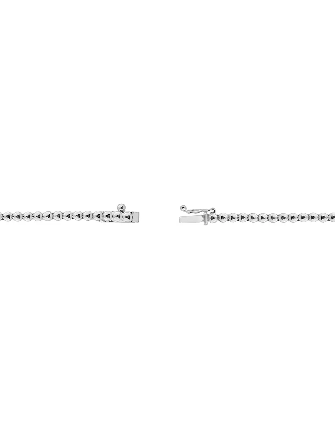 Maravilloso Collar de Diamantes en  Oro Blanco 18K 2