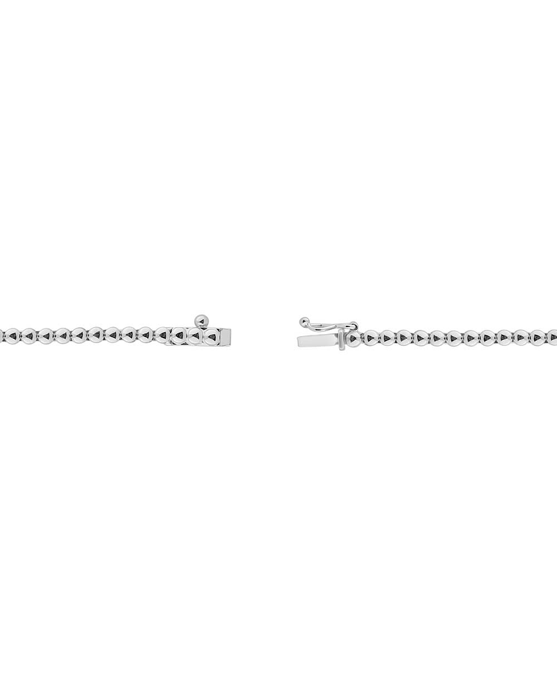 Maravilloso Collar de Diamantes en  Oro Blanco 18K