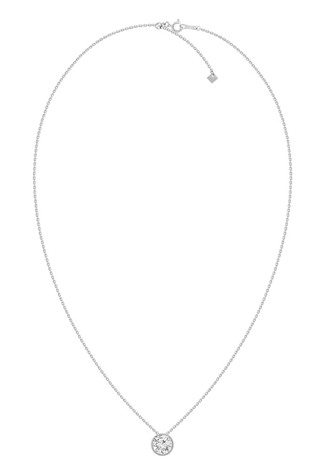 Collar Punto de Luz Diamante 30 Puntos Oro Blanco 18K