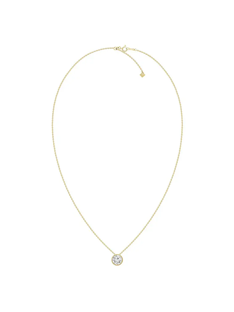 Collar Punto de Luz Diamante 30 Puntos Oro Amarillo 18K 2