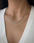 Exclusivo Collar Eslabones Diamantes Oro Amarillo 18K