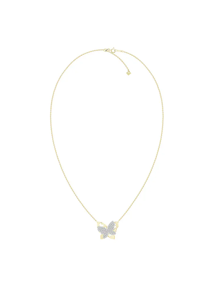Collar Mariposa con Diamantes Naturales en Oro Amarillo 18K  2
